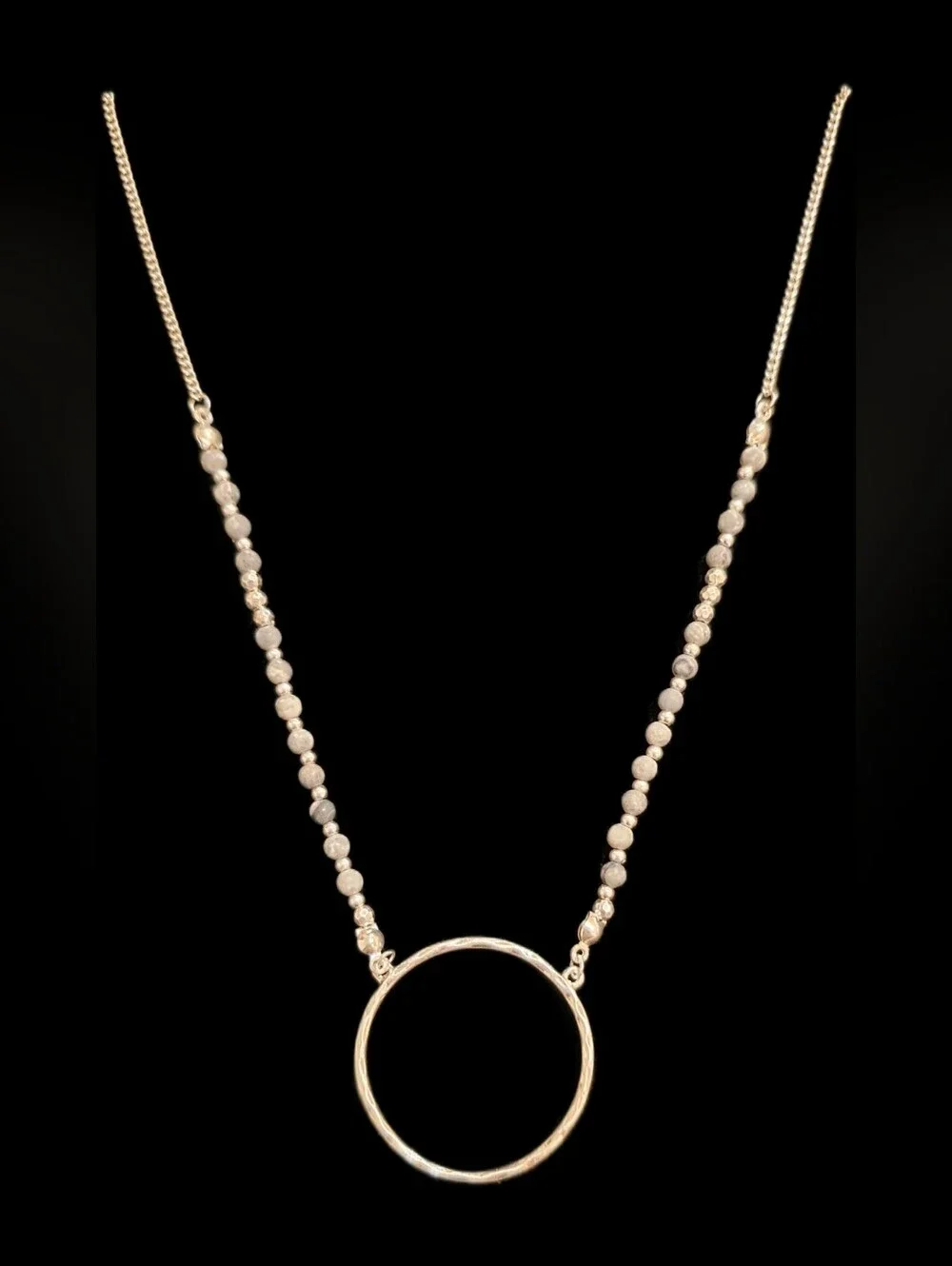 Delicate Circle Beaded Necklace